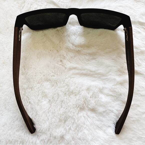 Juna Black & Dark Wood Sunglasses - Picture 8 of 11